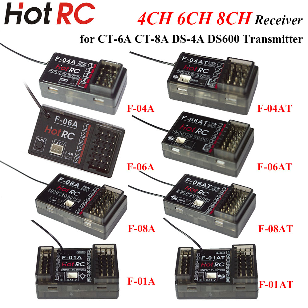 Rc Airplane Flight Controller Gyro - HOTRC 2.4Ghz 4/6/8 Channel F-04A F-06AT