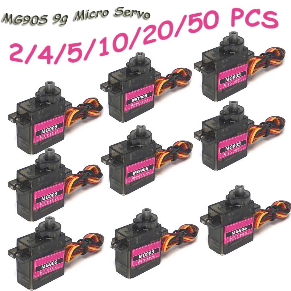 Rc Plane Servo 9G Metal Gear Micro - 2-50 Buah MG90S 9g Micro Servo