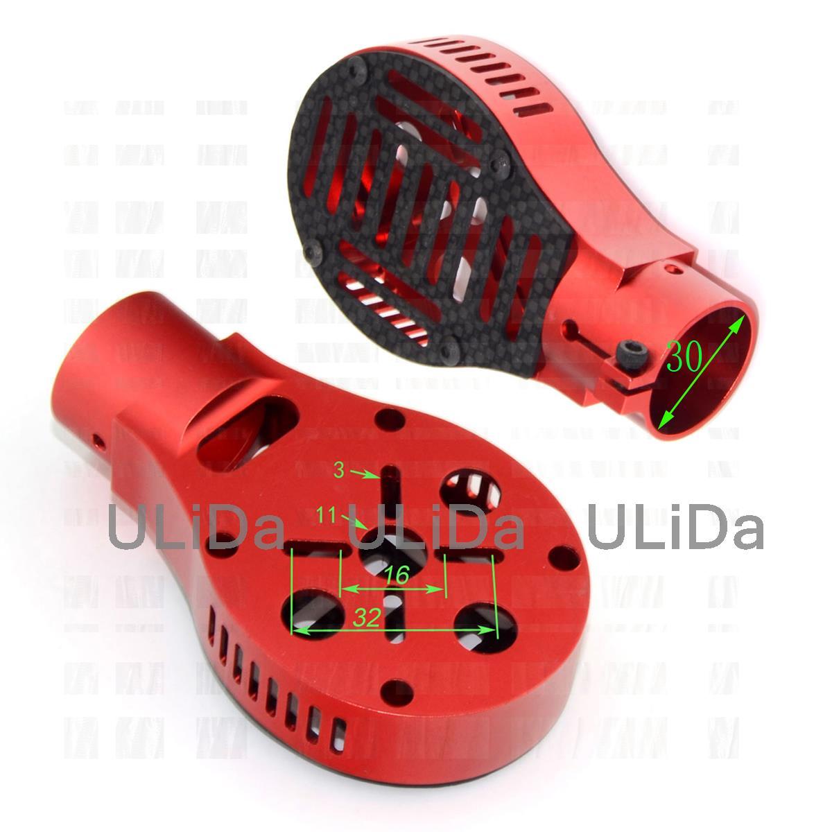 Rc Airplane Motor Mount Aluminum - 1set Dudukan Motor dari Aluminium +