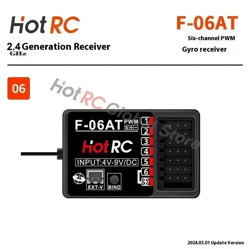 HOTRC 2.4Ghz 4/6/8 Channel F-0 - Rc Airplane Flight Controller Gyro ulasan dan harga