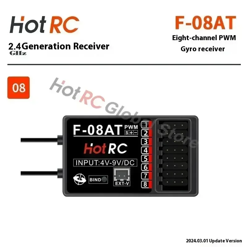 HOTRC 2.4Ghz 4/6/8 Channel F-0 - Rc Airplane Flight Controller Gyro ulasan dan harga