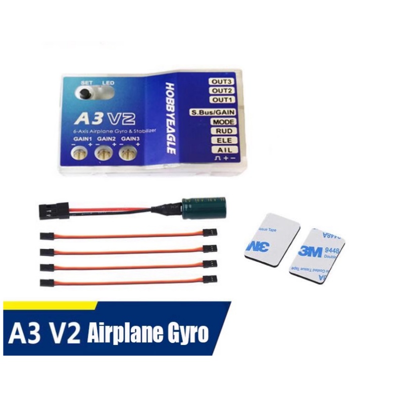 Pengontrol Penerbangan A3 V2 S - Rc Airplane Flight Controller Gyro ulasan dan harga