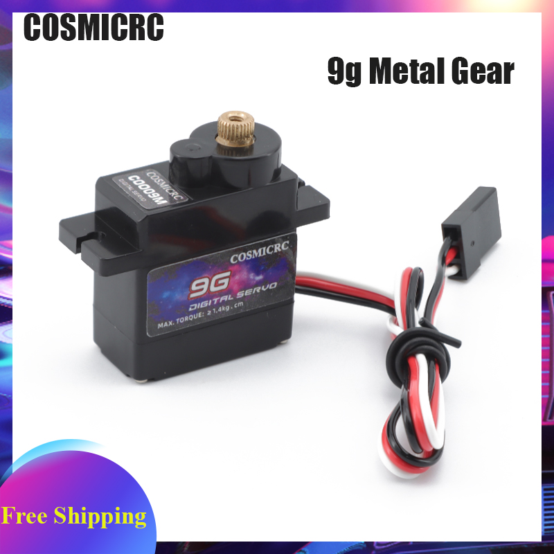COSMICRC Servo Digital 1/4 Bua - Rc Plane Servo 9G Metal Gear Micro ulasan dan harga