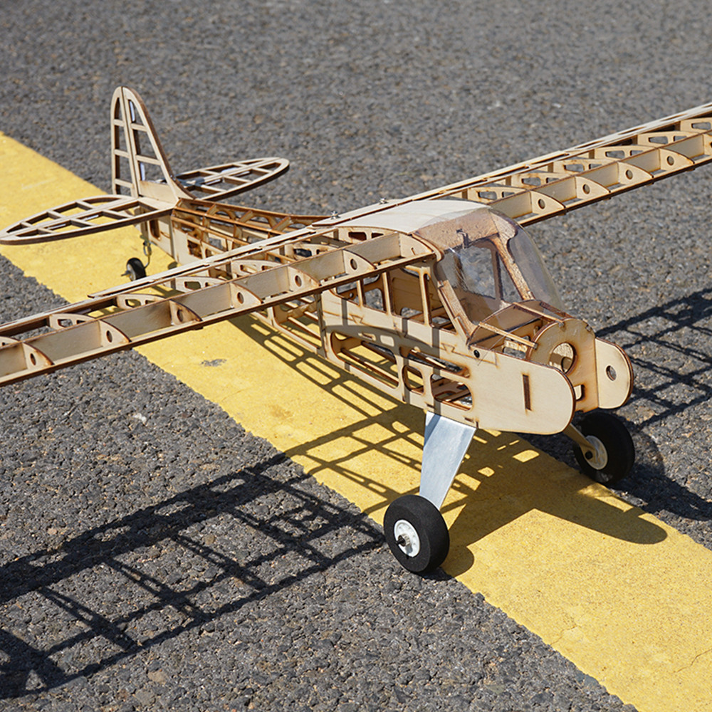 RealHawk Bingkai J3 Pesawat RC - Rc Airplane Balsa Wood Kit Laser Cut ulasan dan harga