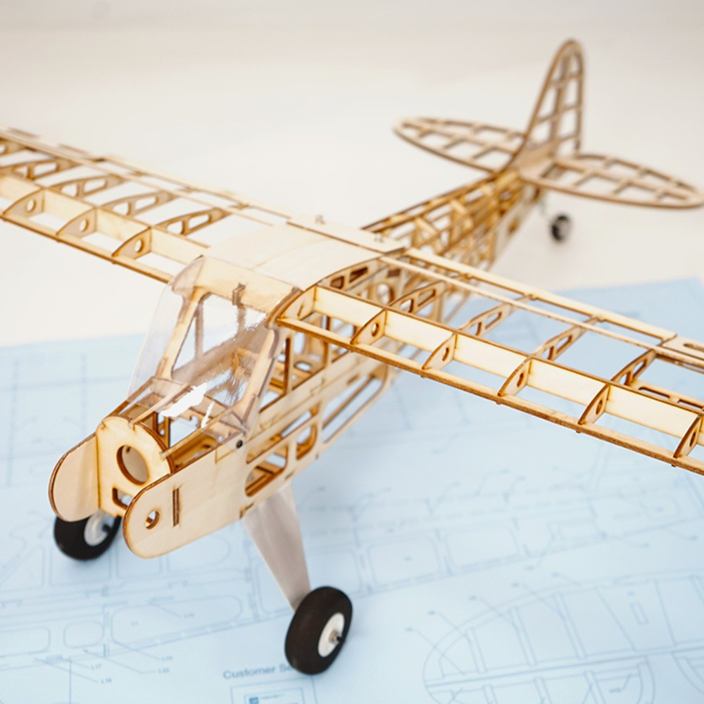 RealHawk Bingkai J3 Pesawat RC - Rc Airplane Balsa Wood Kit Laser Cut ulasan dan harga