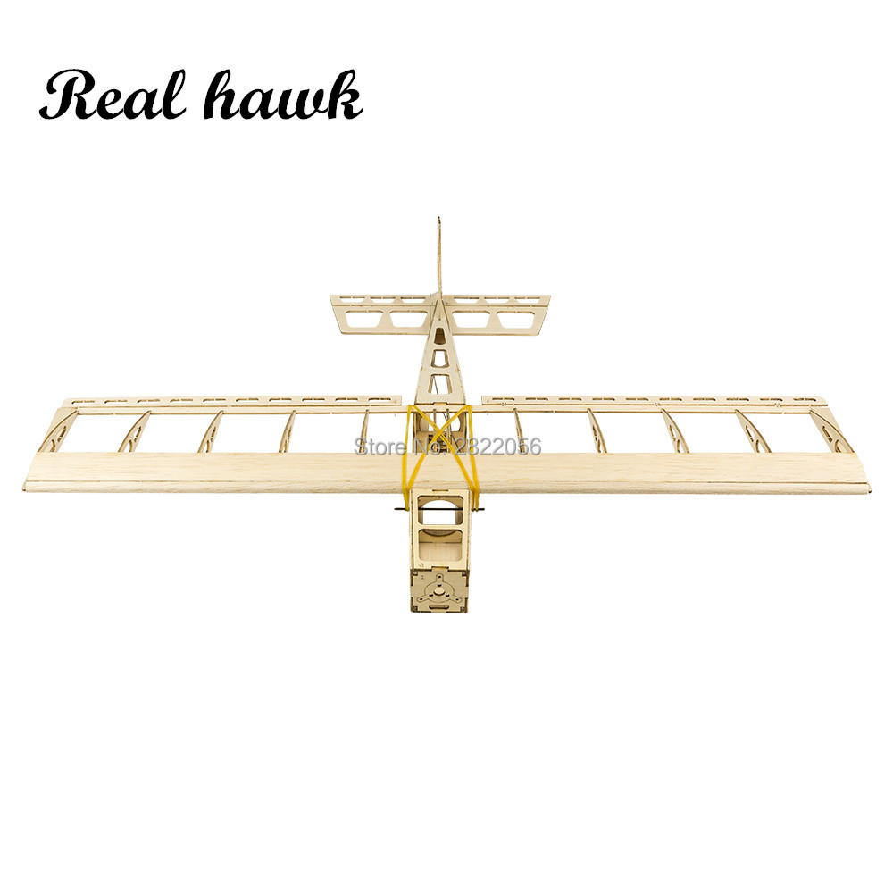 Pesawat RC Skala Real Hawk dar - Rc Airplane Balsa Wood Kit Laser Cut ulasan dan harga