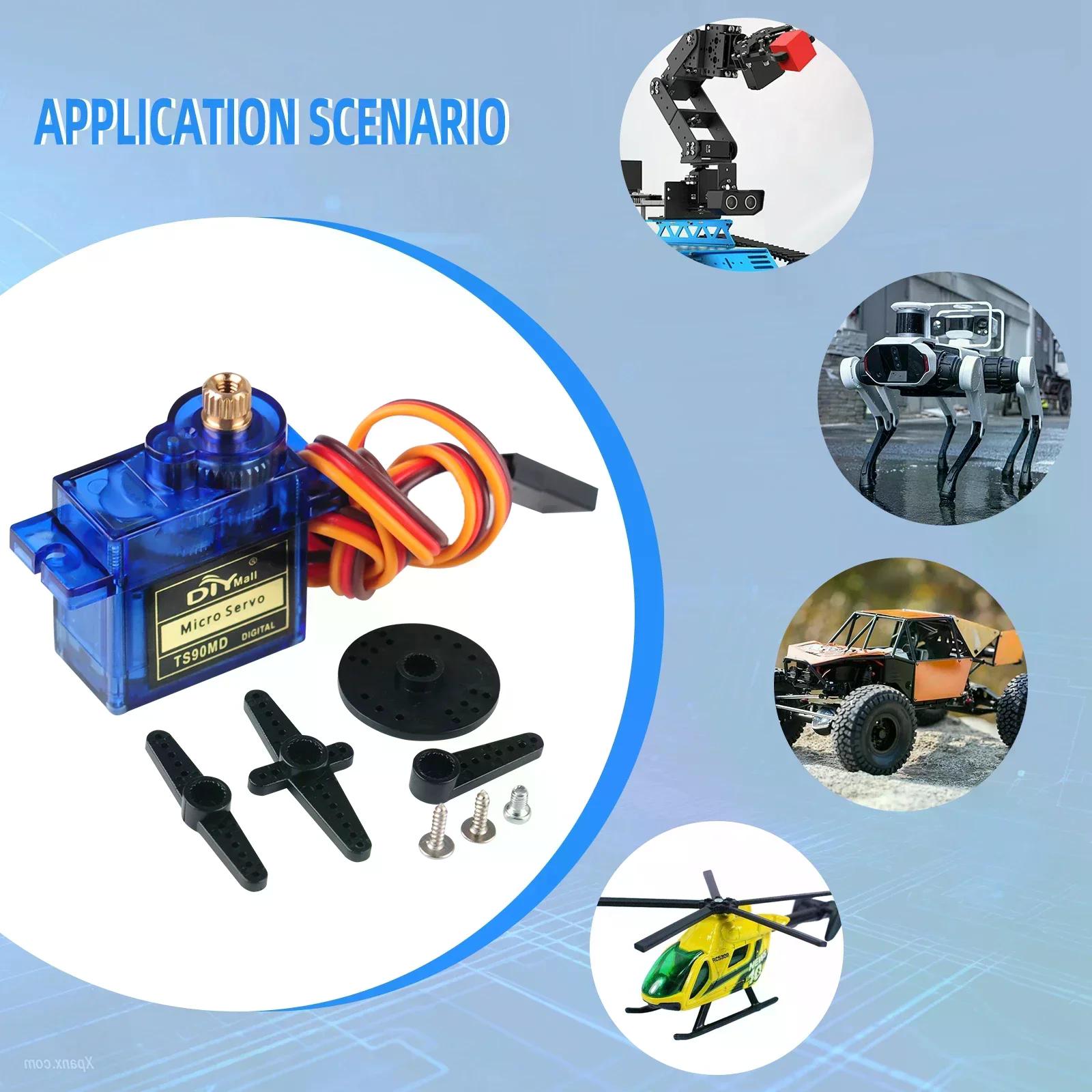 Set Motor Servo mikro, gigi lo - Rc Plane Servo 9G Metal Gear Micro ulasan dan harga