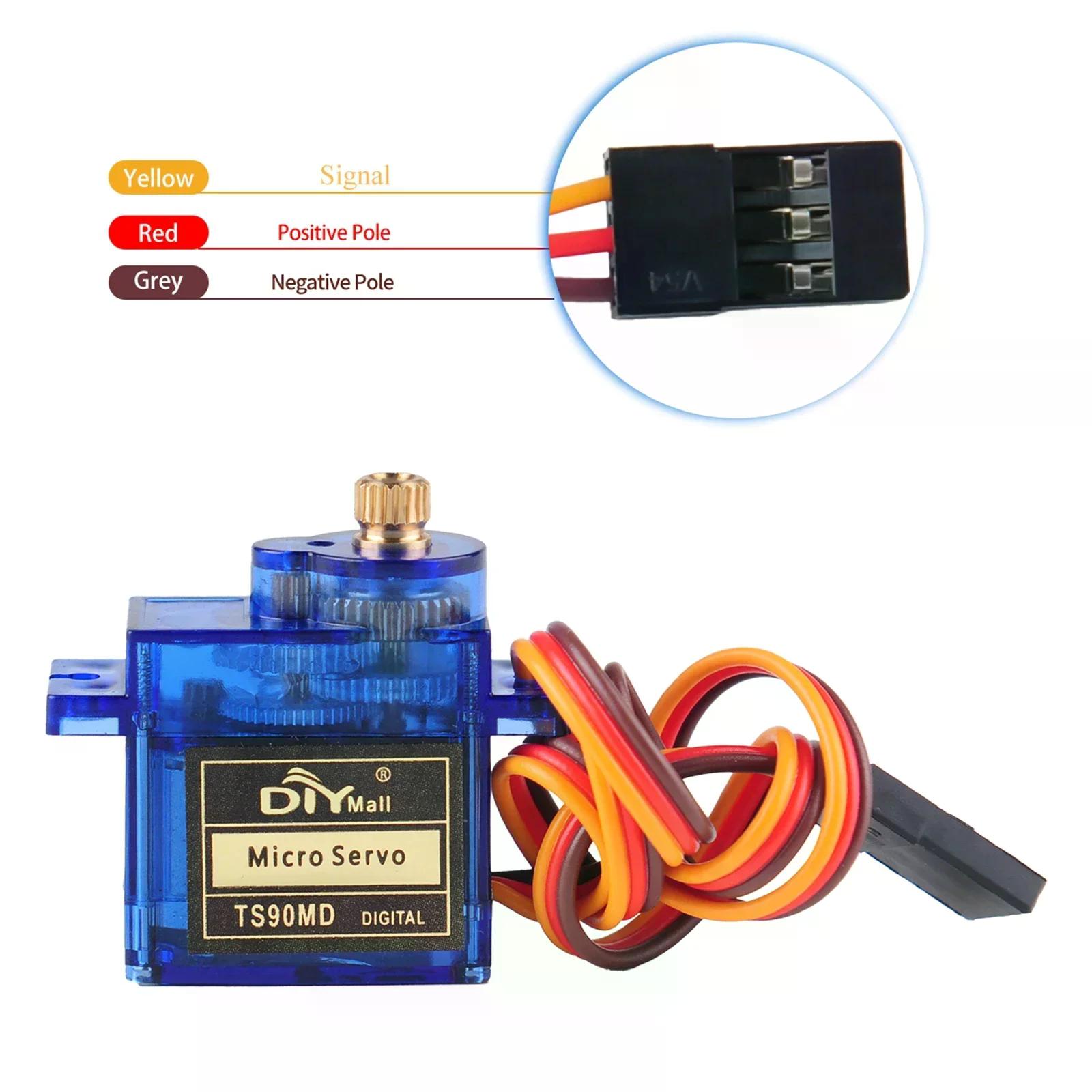 Set Motor Servo mikro, gigi lo - Rc Plane Servo 9G Metal Gear Micro ulasan dan harga