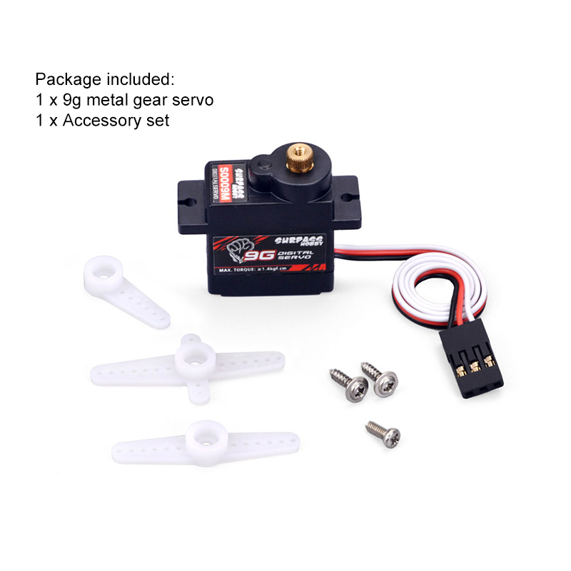 SURPASS HOBBY Digital Servo 1/ - Rc Plane Servo 9G Metal Gear Micro ulasan dan harga