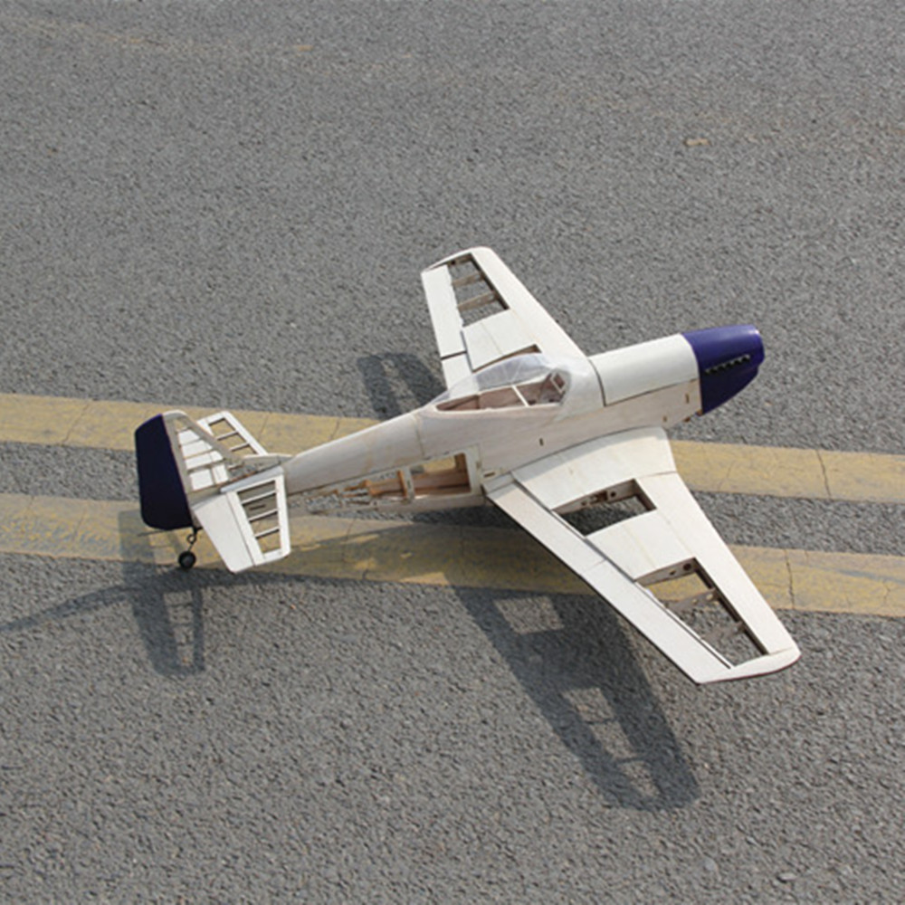 P51 Mustang 1010Mm Kit Pesawat - Rc Warbird Balsa Model Airplane ulasan dan harga