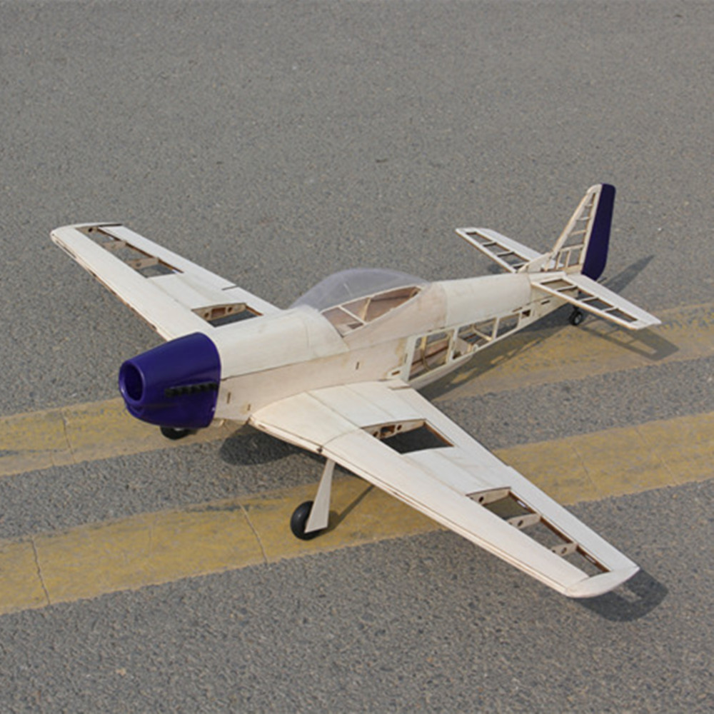 P51 Mustang 1010Mm Kit Pesawat - Rc Warbird Balsa Model Airplane ulasan dan harga