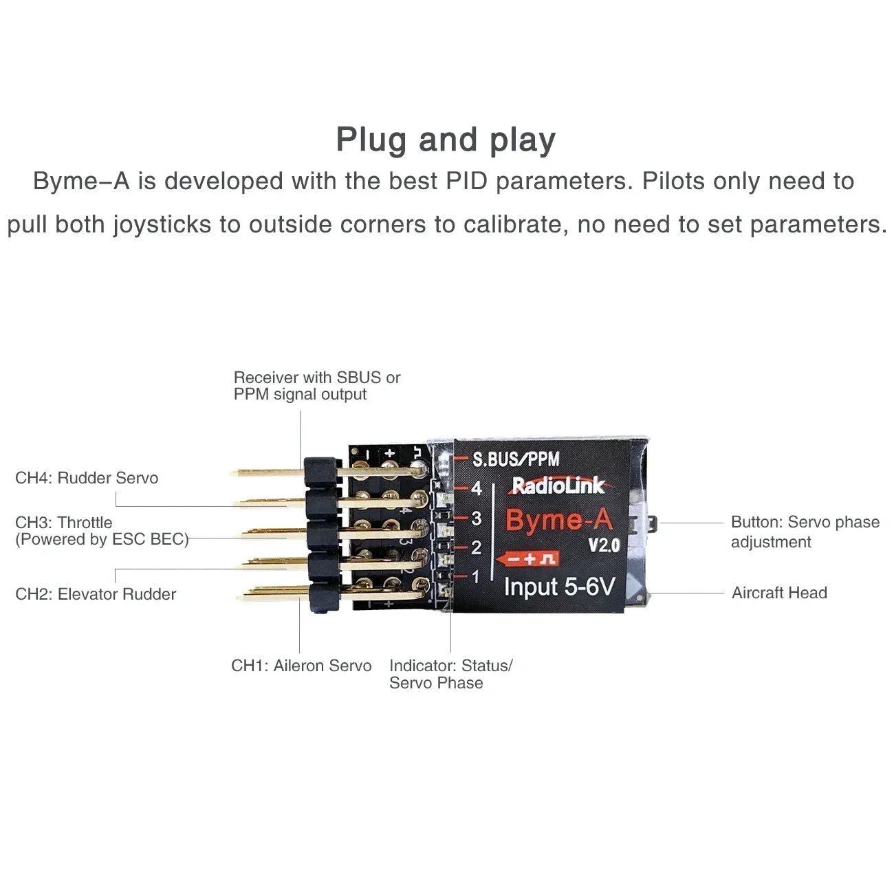 Radiolink Byme-A Byme-D Mini F - Rc Airplane Flight Controller Gyro ulasan dan harga