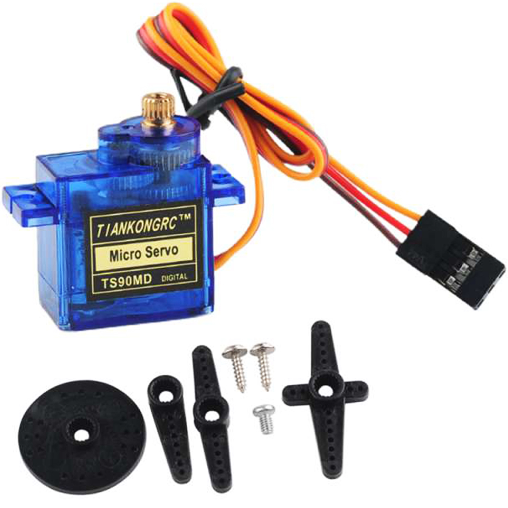 4 Buah/Pak TS90MD 9G Motor Ser - Rc Plane Servo 9G Metal Gear Micro ulasan dan harga