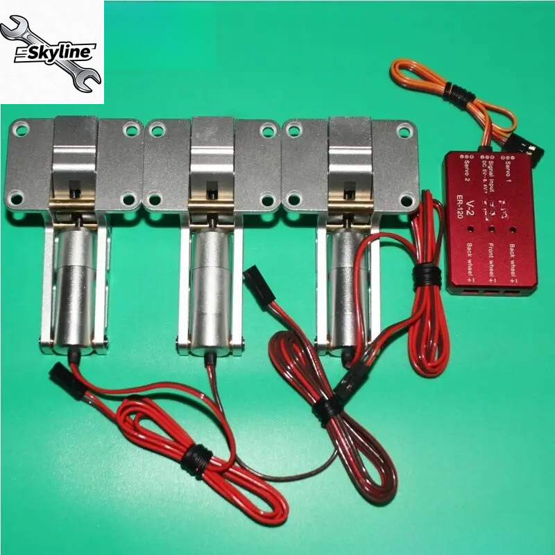 Roda Pendaratan Elektrik Retra - Rc Airplane Electric Landing Gear Retract ulasan dan harga